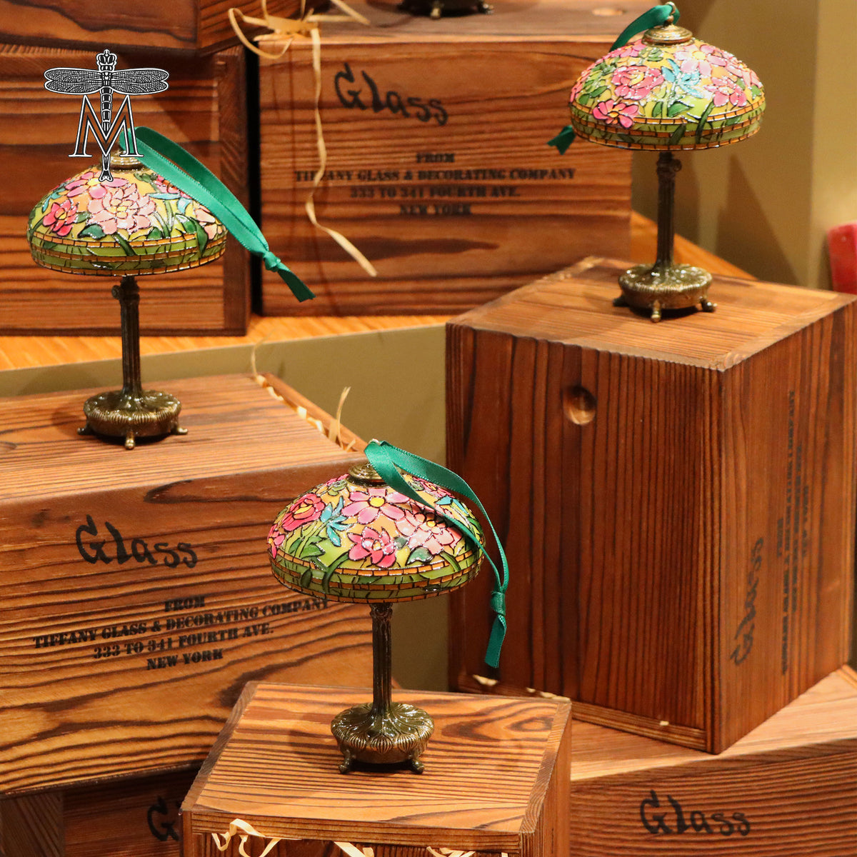 Peony Miniature Lamp Reproduction – The Charles Hosmer Morse