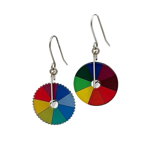 Louis C. Tiffany Color Wheel Earrings