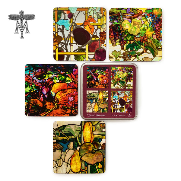 Louis C. Tiffany Coasters - Autumn