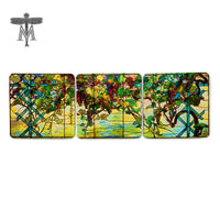 Louis C. Tiffany Coasters—Set of 6 - Grapes