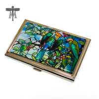 Louis C. Tiffany Business Card Cases - Parrots