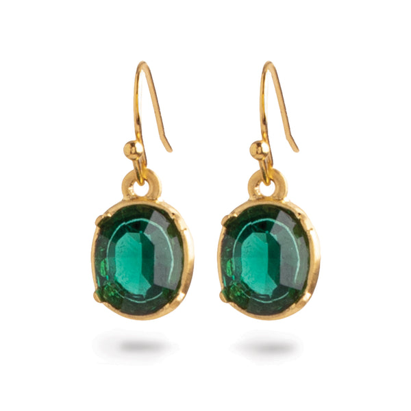 Louis C. Tiffany “Emerald” Art Nouveau Earrings
