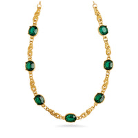 Louis C. Tiffany “Emerald” Art Nouveau Necklace