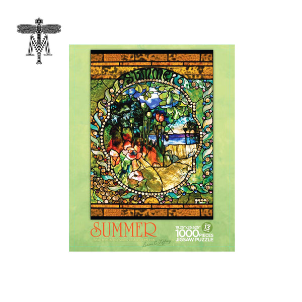 Louis C. Tiffany Summer Panel Puzzle – The Charles Hosmer Morse